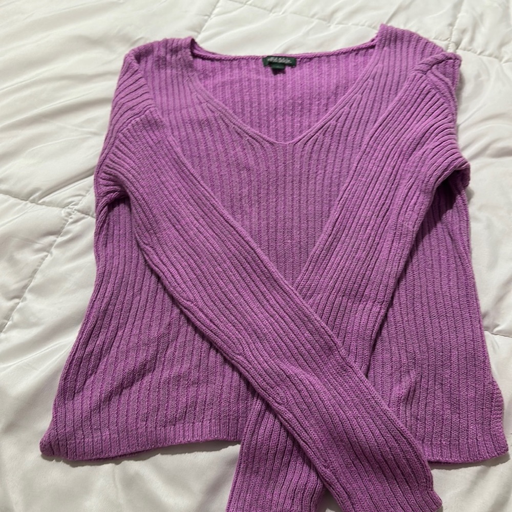 Purple sweater from target very basic and cute.